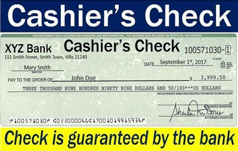 Peoples Bank Cashier S Check
